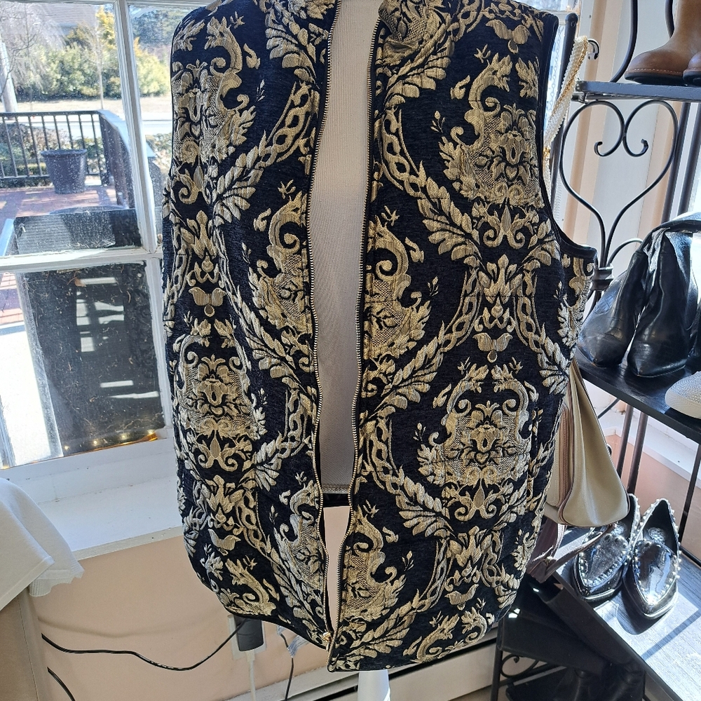 Velour  vest
